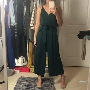Green jumpsuit